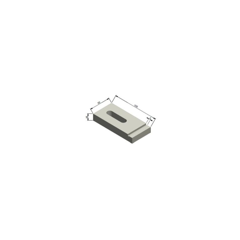Conector de aluminiu 106x15x3