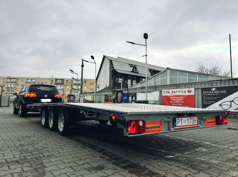 Trailer Niewiadow Jupiter 6M, 3500 KG DMC, 3 axe,195 R13C