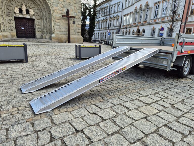 Rampe de încărcare/descarcare aluminiu 2500 x 300 mm, 1750 kg